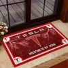 Tesla Custom Name Welcome To My Home Doormat VS02