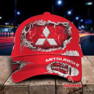 Mitsubishi Custom Name Universal Fit Unisex Classic Cap VS07