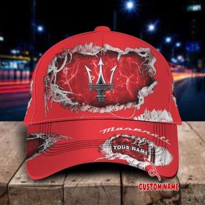 Maserati Custom Name Universal Fit Unisex Classic Cap VS16