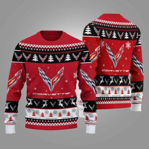 Corvette Premium Winter Design Crewneck Sweatshirt VS02
