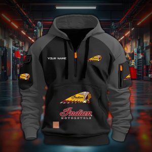 Indian Motorcycle Custom Name High Quality Thick Hoodie VS14