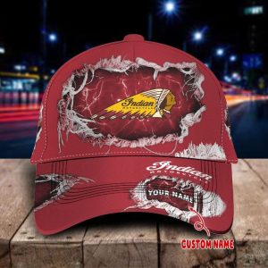 Indian Motorcycle Custom Name Universal Fit Unisex Classic Cap VS40
