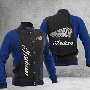 Indian Motorcycle Design Baseball Jacket Full Color VS5