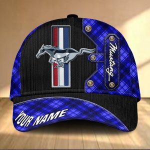 Mustang Custom Name Universal Fit Unisex Classic Cap VS51