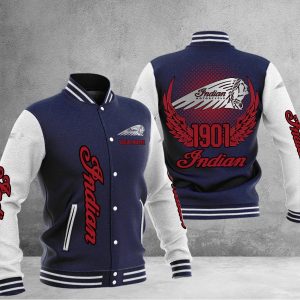 Indian Motorcycle Custom Name Design Baseball Jacket Full Color VS4