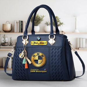 BMW Custom Name Classic Leather Women Handbag VS9