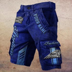 Indian Motorcycle Custom Name Fashion Design Short VS03