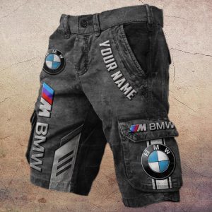 BMW Custom Name Multicolor Fashion Design Short VS07