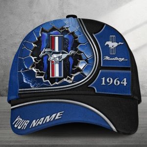 Mustang Custom Name Universal Fit Unisex Classic Cap VS46