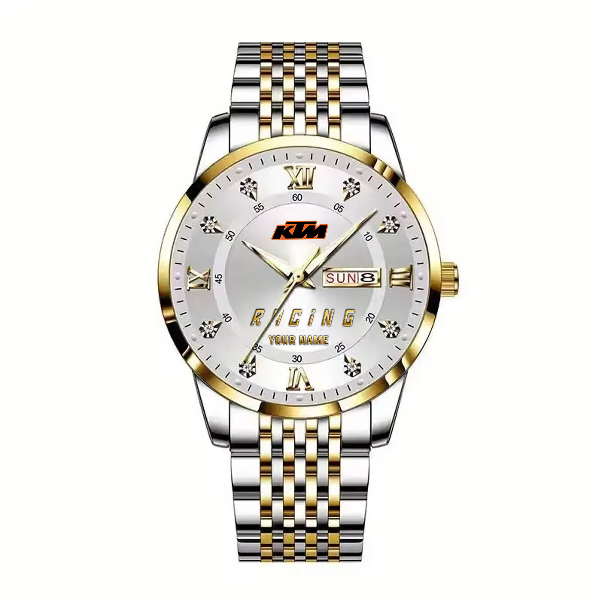 KTM RacingSilver Gold White