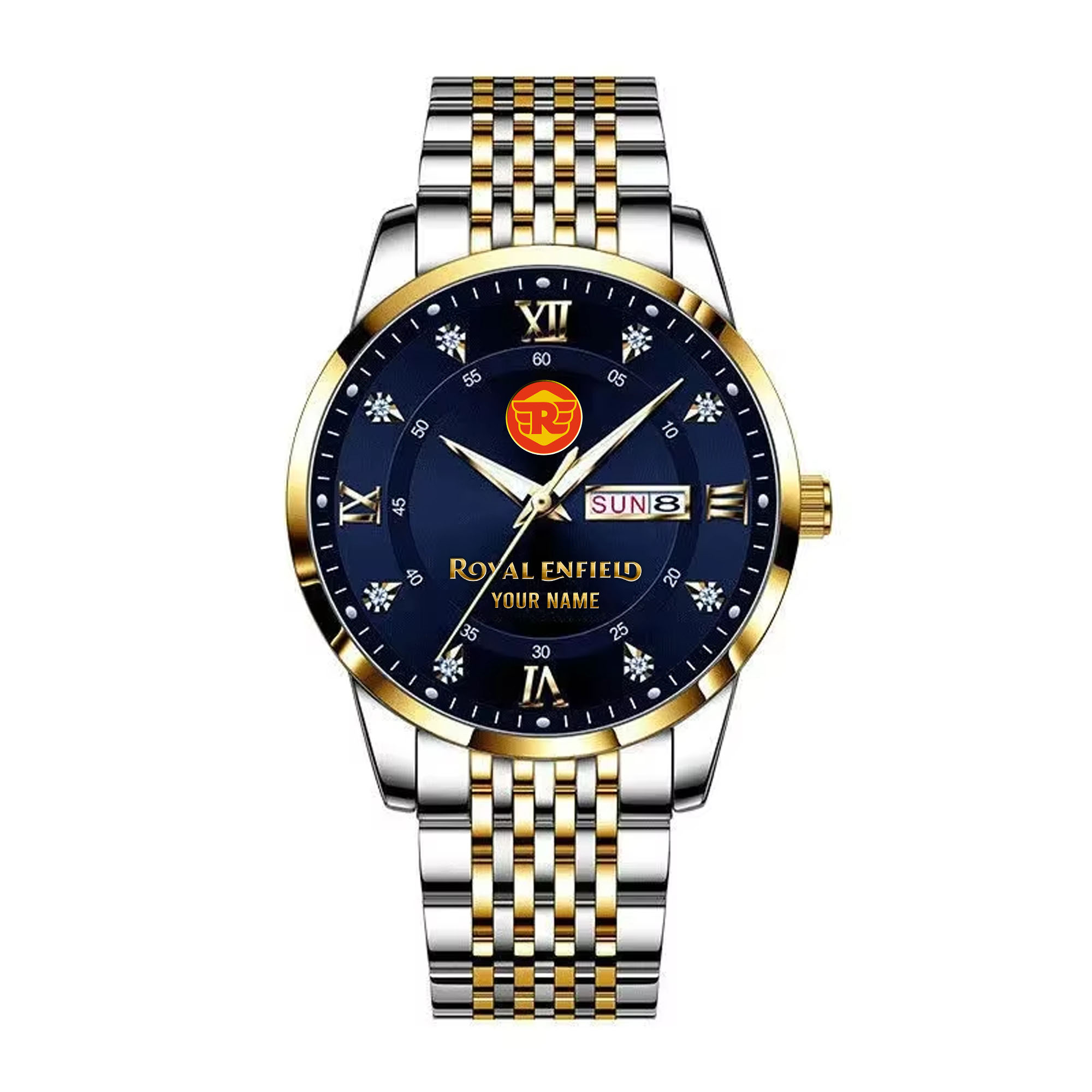 Silver Gold Blue