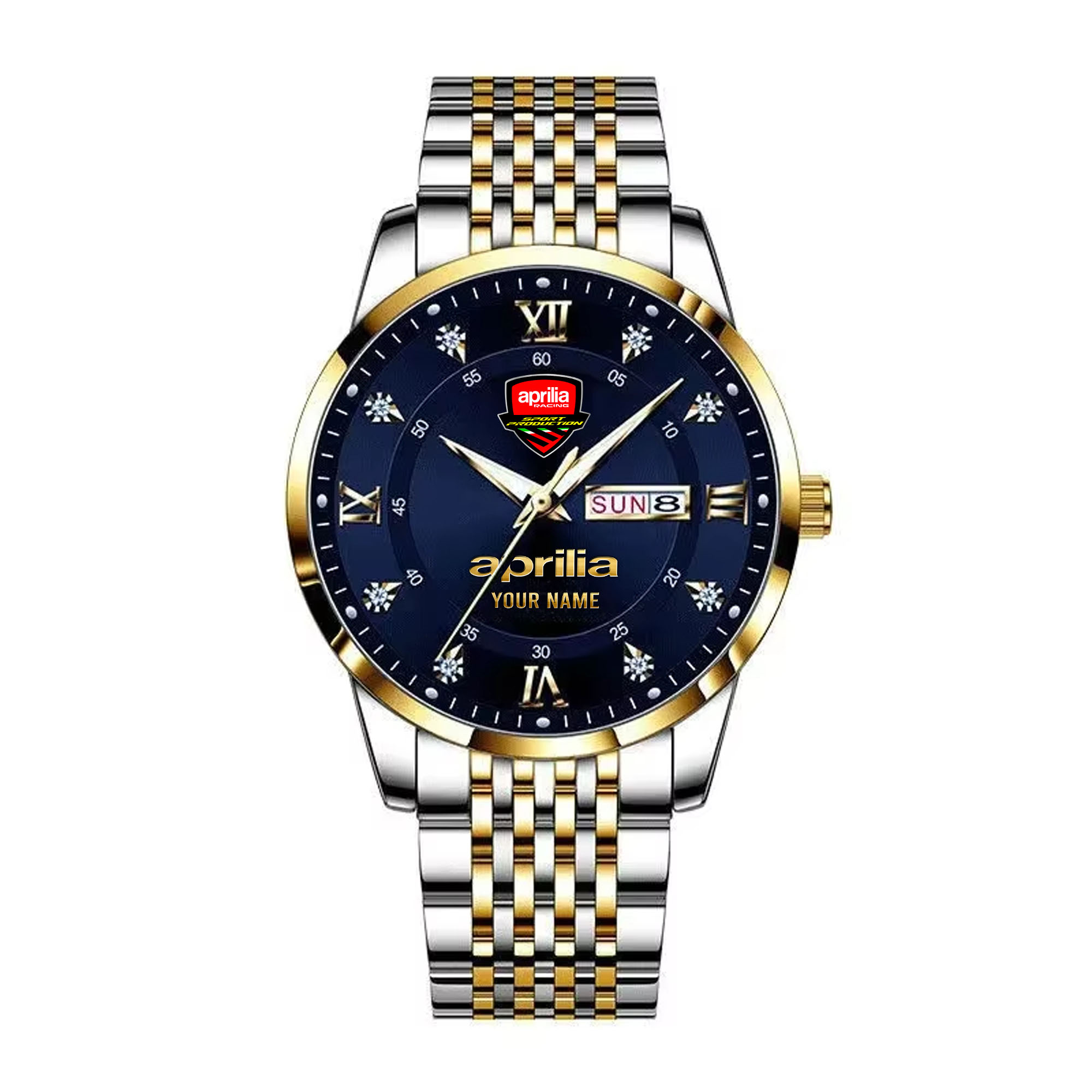 Silver Gold Blue
