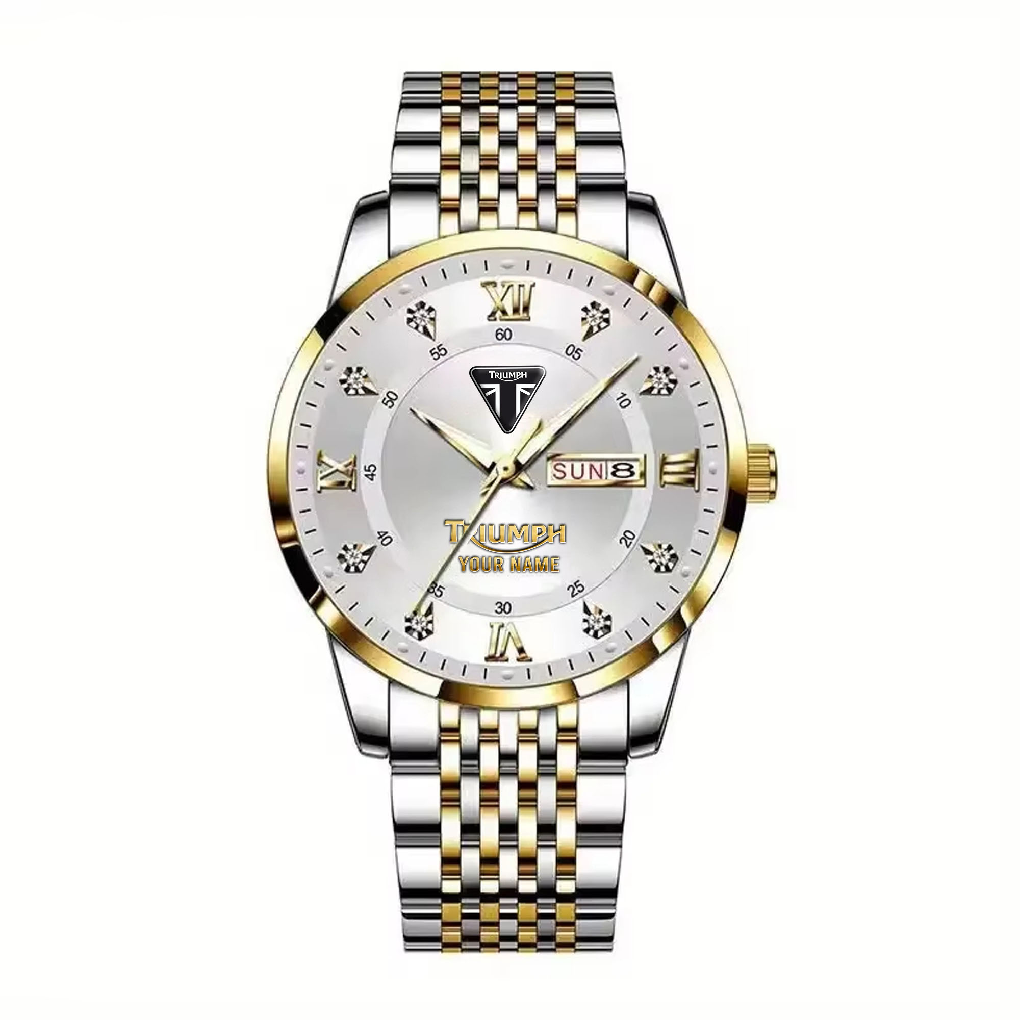 Silver Gold White