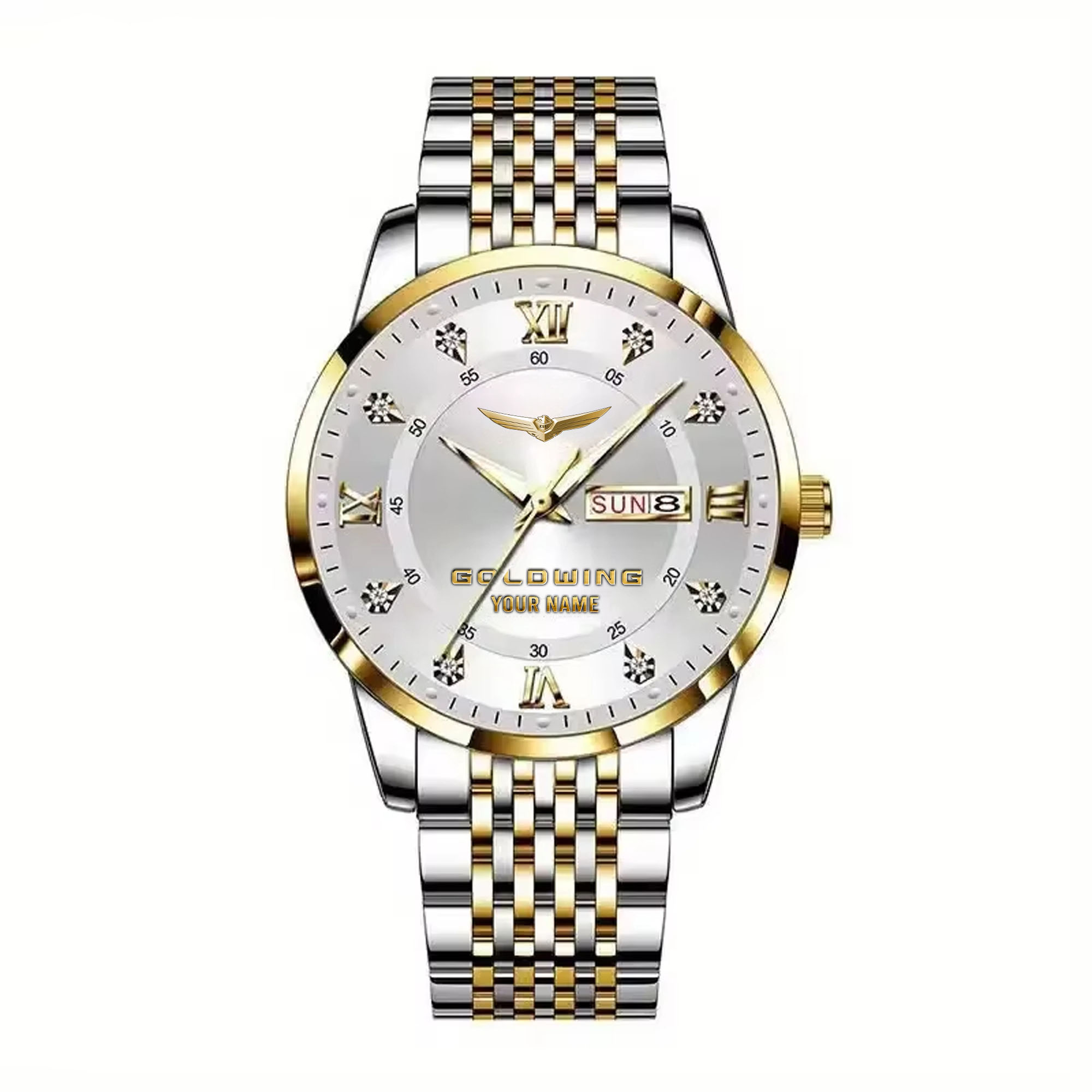 Silver Gold White