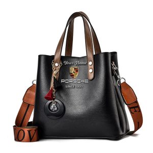 Porsche Custom Name Vintage Leather Handbag VS20