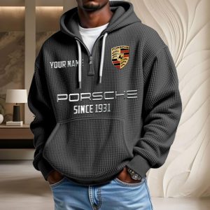 Porsche Custom Name High Quality Cotton Thick Hoodie VS80