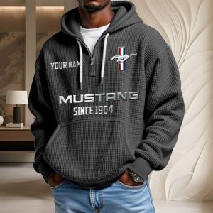 Mustang Custom Name High Quality Cotton Thick Hoodie VS80