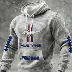 Mustang Custom Name High Quality Cotton Men Thick Hoodie VS50