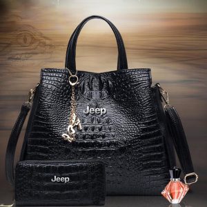 JP Cro Leather Handbag With Free Wallet