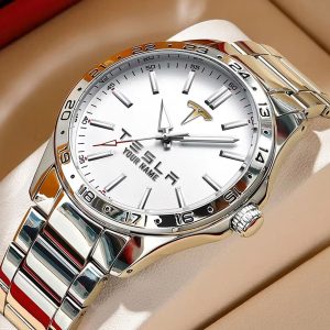 Tesla Custom Name Men Stylish Fashion Design Watch VS86