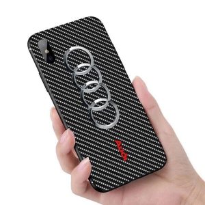 Aud Carbon Fiber Anti-Fall Protective Iphone Cover