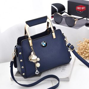 BW Luxury Leather Women Handbag With Free Glasses Gift