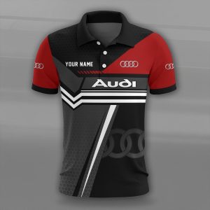 Audi Custom Name High Quality Cotton Polo Shirt VS50