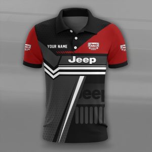 Jeep Custom Name High Quality Cotton Polo Shirt VS50