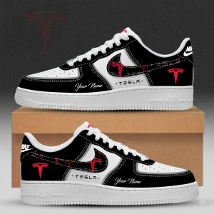 Tesla Custom Name Multicolor Fashion Casual AF1 Sneakers VS20
