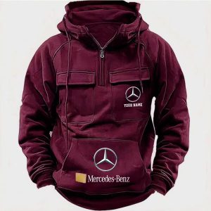 Mercedes Custom Name High Quality Cotton Men Thick Hoodie VS37