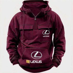 Lexus Custom Name High Quality Cotton Men Thick Hoodie VS37