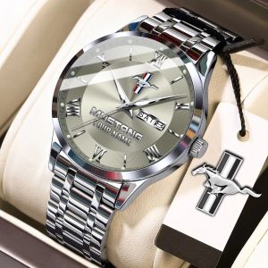 Mustang Custom Name Men Elegant Fashion Design Watch VS85B