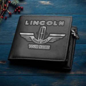 Lincoln Custom Name Casual Leather Wallet VS03