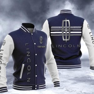 Lincoln Custom Name Design Baseball Jacket Full Color VS07