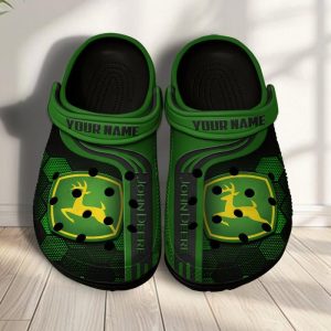 John Deere Custom Name Classic Casual Crocs Shoes VS03