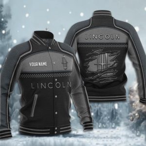 Lincoln Custom Name Design Baseball Jacket Full Color VS06