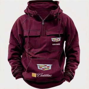 Cadillac Custom Name High Quality Cotton Men Thick Hoodie VS37