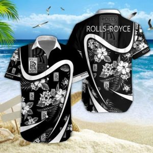 Rolls-Royce Unisex Summer Casual Hawaiian Shirts VS02