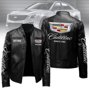 Cadillac Custom Name Designed Leather Jacket VS01