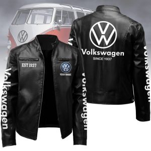 Volkswagen Custom Name Designed Leather Jacket VS01