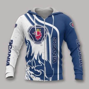 Scania Zipper, Hoodie, Baseball Jacket, Bomber Jacket, Tshirt, Sweatshirt, Polo Shirt VS11