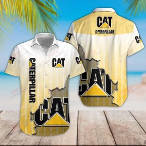 Caterpillar Design Multicolor Button Shirt VS07