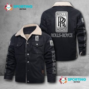Rolls Royce Custom Name Casual Winter Corduroy Jacket VS01