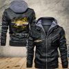 Chevrolet Silverado Designed Casual Winter Leather Jacket VS02