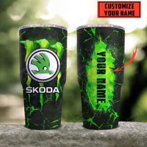 Skoda Custom Name All Over Print 20oz and 30oz Tumbler VS03