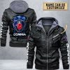 Scania Custom Name Designed Casual Winter Leather Jacket VS02