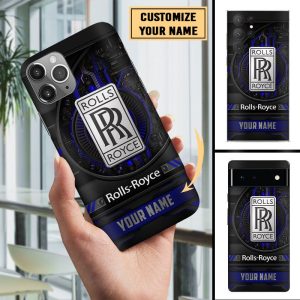 Rolls Royce Custom Name Phone Case For All Phone Models VS01