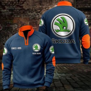 Skoda Custom Name Casual Design Sport Sweatshirt VS03