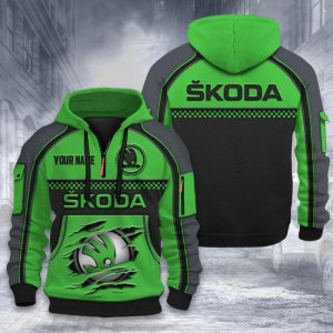 Skoda Custom Name High Quality Cotton Thick Hoodie VS05