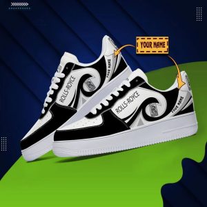 Rolls Royce Custom Name Fashion Casual AF1 Sneakers VS04